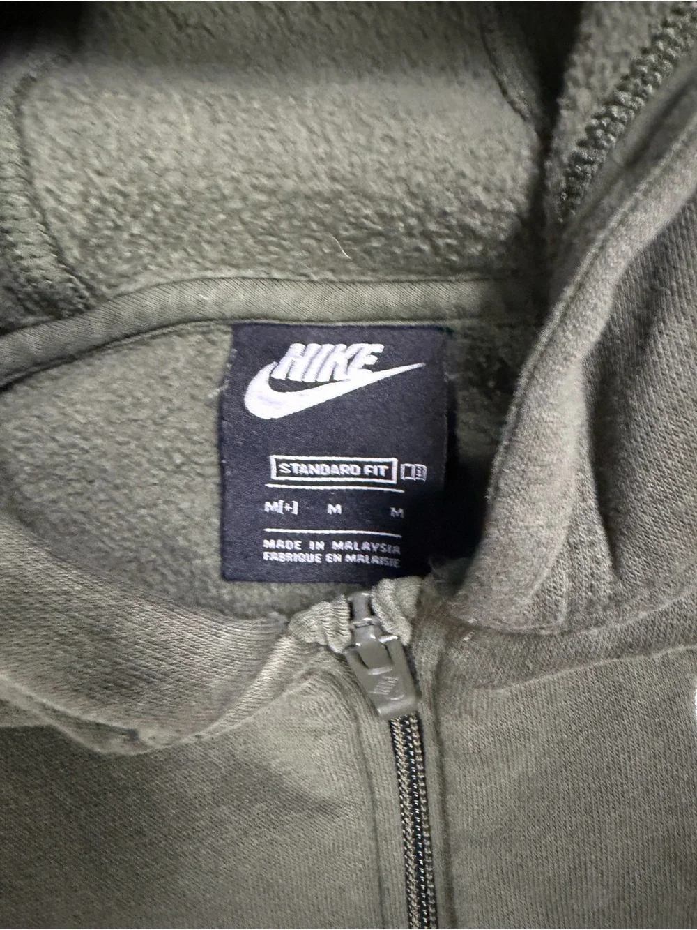 Nike Kids' Green Full-Zip Hoodie